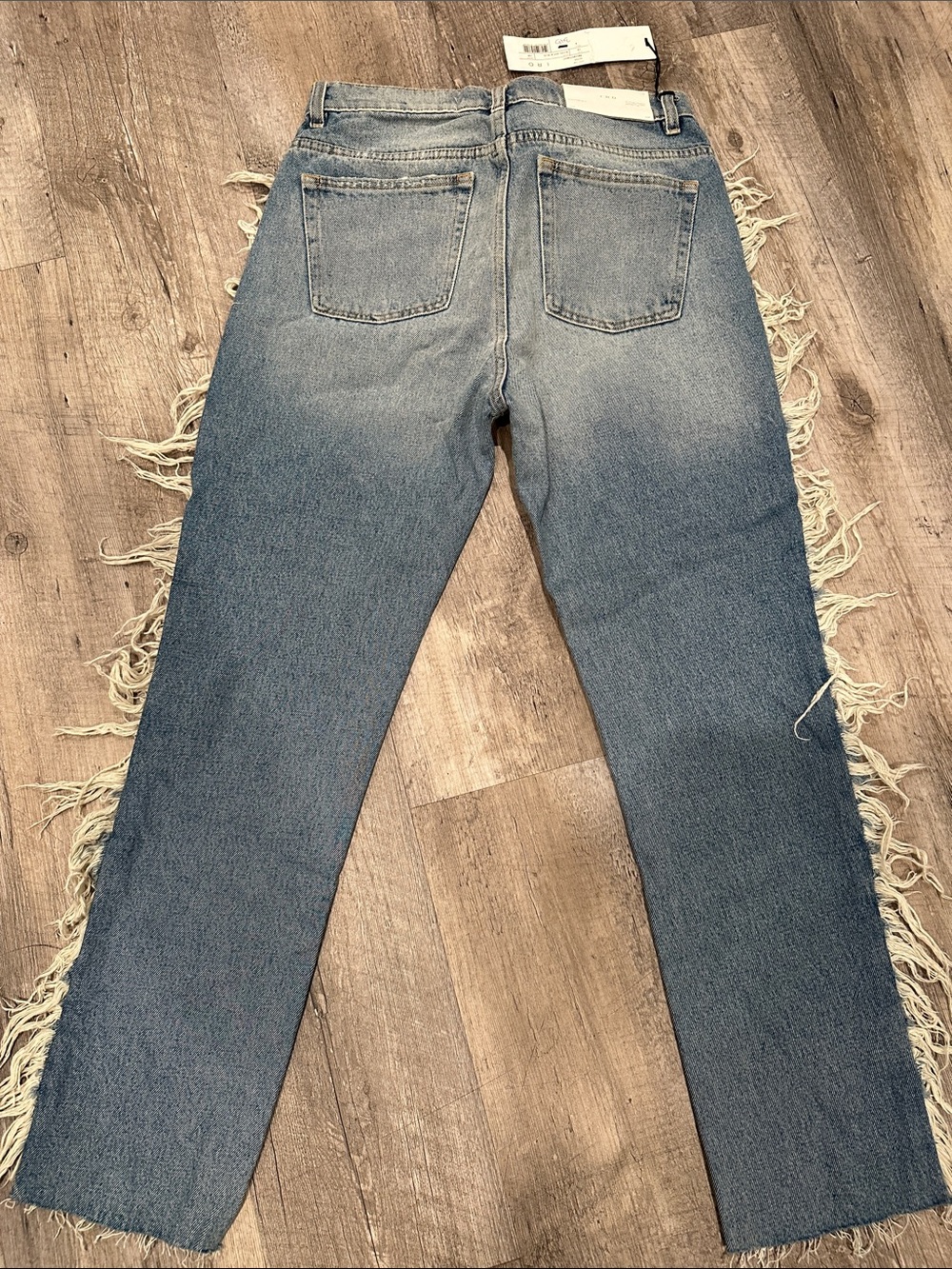 IRO Light Blue High-Rise Straight Leg Jeans - Picture 6 of 7